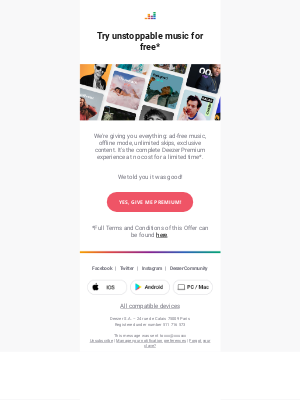 Deezer - The one email you should read today – It's THAT good! 🙌🏼
