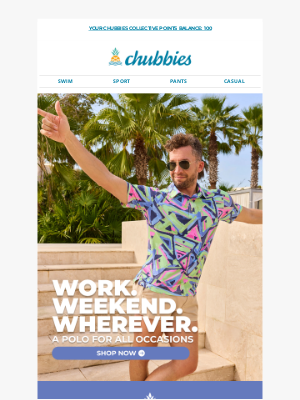 Chubbies - From Desk to Dusk...
