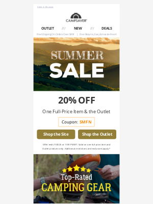 CampSaver - Summer Sale Kickoff ☀️