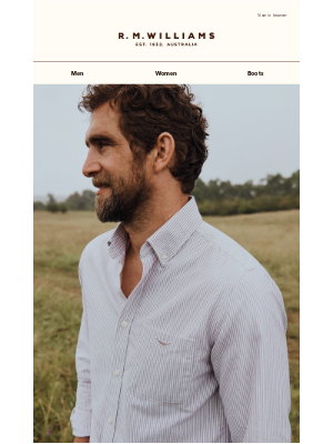 R.M.Williams - New: Seasonal shirting