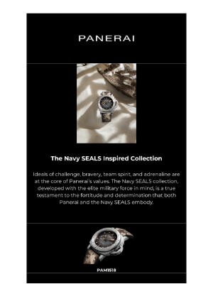 Ben Bridge Jeweler - Panerai Navy SEALS Collection