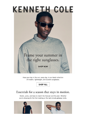Kenneth Cole - Summer’s sunglasses