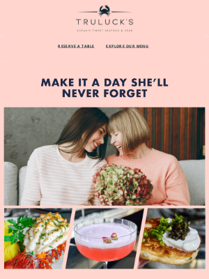 Truluck's Restaurant Group - 💐 A Duo Of Delights Made For Mom