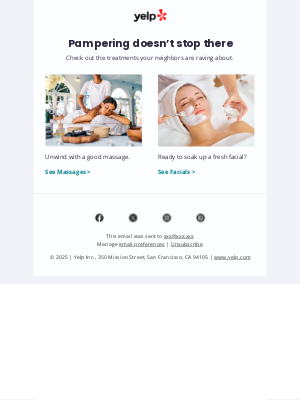 Yelp - Simon, self-care starts here