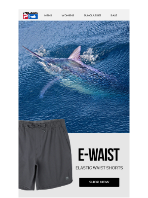 Pelagic - E-Waist Shorts Built For Comfort