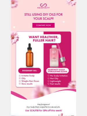 Hairfinity - Rosemary Oil or Our Elixir?