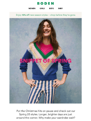 Boden USA - Your first sniff of Spring