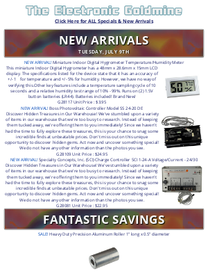 Chaney Electronics Inc. - Fantastic Savings on Flojet Pump, Battery Box, New Solar Controllers and More