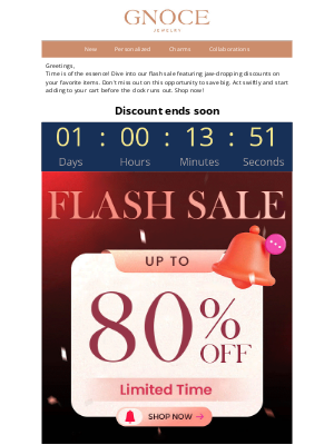 Gnoce - Flash Sale Alert: Limited Time, Unlimited Savings! ⚡