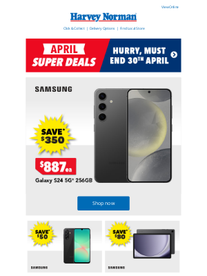 Harvey Norman (Australia) - Super Deals on the latest Tech | Huge savings on leading brands | Get in quick