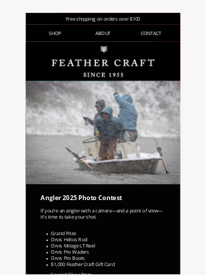 Angler 2025: Enter to Win $6,000+ in Fly Fishing Gear & Prizes