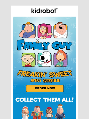 Kidrobot - 🚨 Family Guy Blind Box Mini Series 2 Dropping Now!