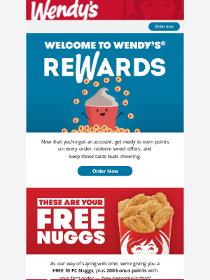 Wendy's - Welcome to Wendy’s Rewards 🍔