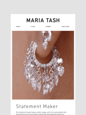 Venus by Maria Tash - Statement Makers: Diamond Tassel