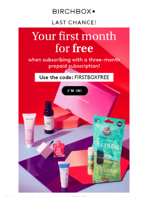 Birchbox UK - Don’t miss out on July’s box!