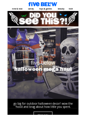 Hollar - wow the 'hood 😱 spend less on oversized halloween decor!