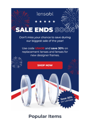 Lensabl - Sale Ends Soon! Save 30% on Lenses