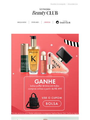 Sephora (Brazil) - [CUPOM] Resgate seu brinde 💌