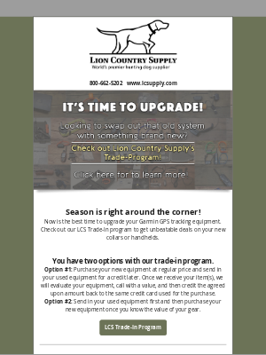 Lion Country Supply - Unlock Savings with Our Trade-In Program! 🤑