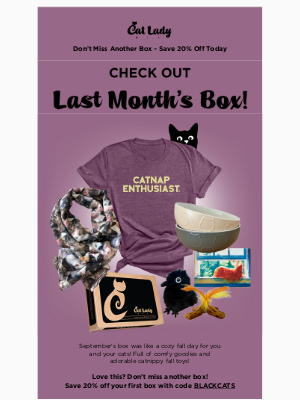 CatLadyBox - 🐾 REVEALED: Inside September’s Box! 🐱🍁