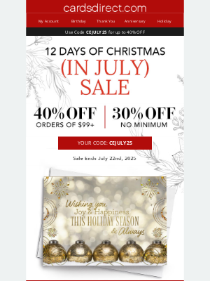 CardsDirect - Day 5 Brings 