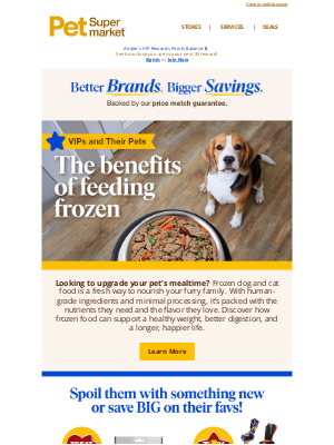 Pet Supermarket - Why feeding frozen ❄️ is good for your pet!