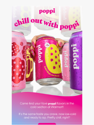 Poppi - find us in Walmart’s cold section!