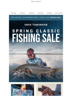 Cabela's (Canada) - It's your very last chance for Spring Classic deals