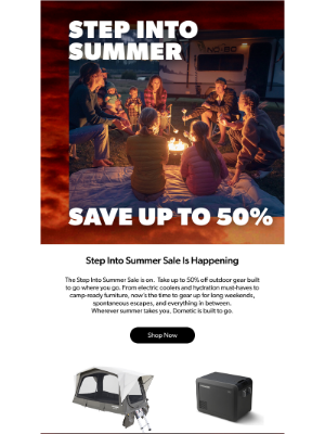 Dometic - It’s On: Save Up to 50% Now