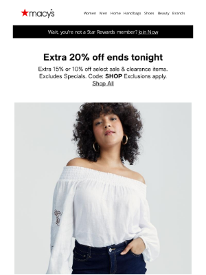 Macy's - Save on the latest summer styles