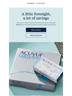 Warby Parker - Save your brain space
