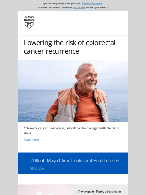 Mayo Clinic - Lowering the risk of colorectal cancer recurrence