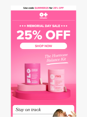 FLO - 25% OFF Better Balance 😏