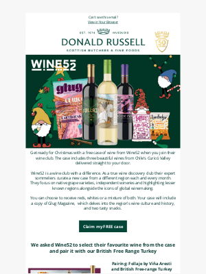 Donald Russell - An exclusive offer for you - from Wine52 🍷