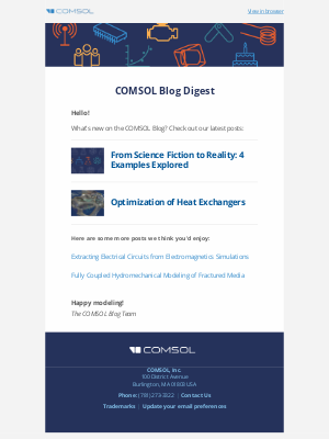 COMSOL - New Blog Posts from COMSOL, June 27