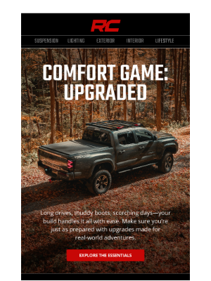 Rough Country - Make the Miles More Comfortable