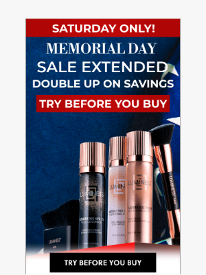 Luminess Cosmetics - Final Weekend to Score Up to 85% off Memorial SALE