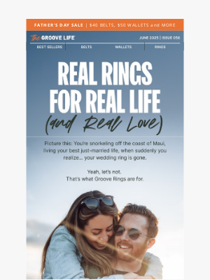 Groovelife - 🗞️ The Groove Life -  Love Is Forever. Your Ring Should Be Too