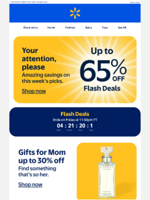 Walmart - This week: up to 65% off 🙌🏾🙌🏼🙌🏾