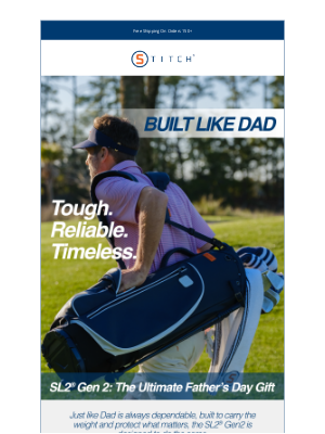 Stitch Golf - Built Like Dad: The Ultimate Father’s Day Golf Bag