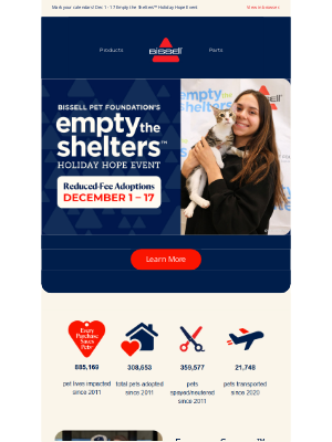 Make a difference for homeless pets this season