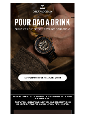 Original Grain - 4 Drinks that will impress Dad