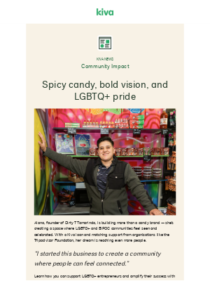 Kiva - Good news to share: The power—and joy—of community