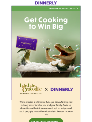 dinnerly - Get Cooking to Win Big 🐊