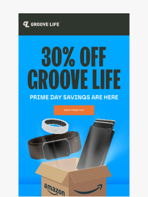 Groovelife - 30% Off Prime Day Sale Is On