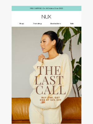 NUX - Last chance for Cyber Monday deals!