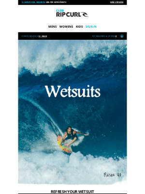 Rip Curl - Refresh your wetsuit