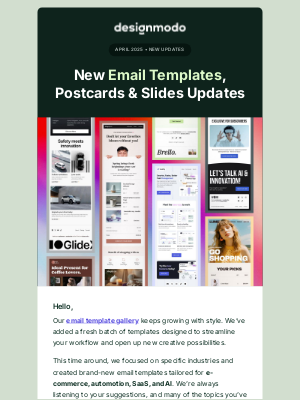 Designmodo Product Updates: April 2025