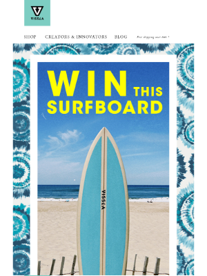 VISSLA - WIN A SURFBOARD 🏄‍♂️ Shaped exclusively for Vissla