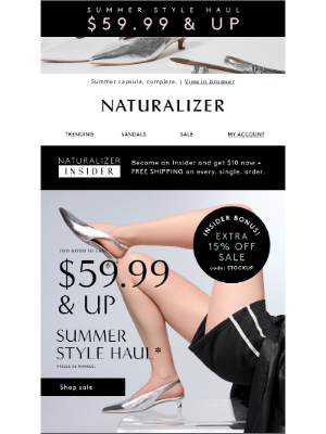 Sam Edelman - $59.99+ styles, Extra 15% off, AND $10 off?!